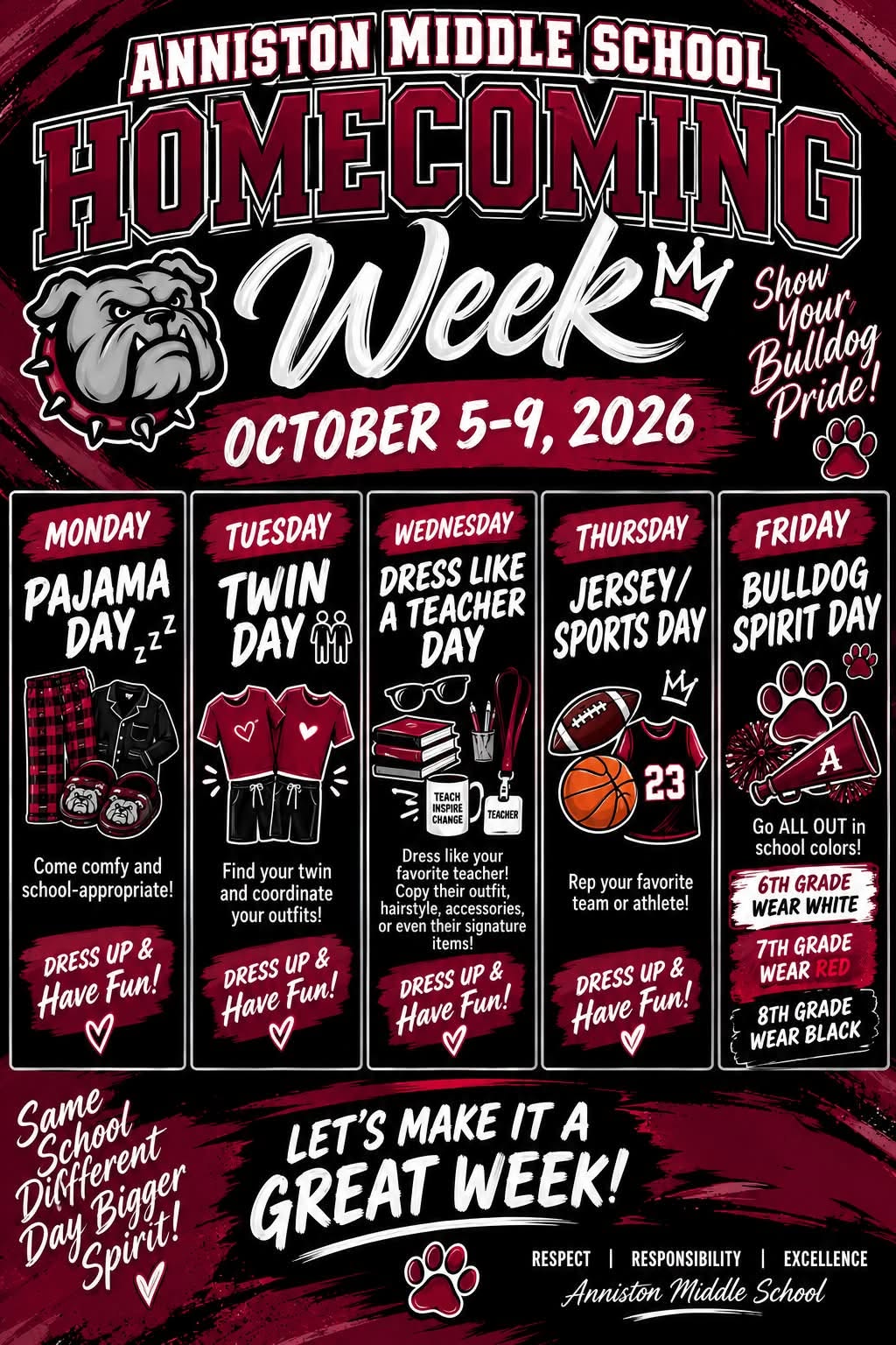 Dress-Up Day Information Flyer